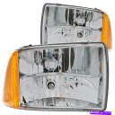 USヘッドライト Anzo USA 111078クリスタルヘッドライトセット95-97 S10ブレザーフィット Anzo USA 111078 Crystal Headlight Set Fits 95-97 S10 Blazer