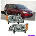 USヘッドライト 2011-2018 Dodge Grand Caravan 2008-2016 Town&Country L + Rのヘッドライト Headl...