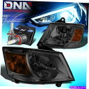 USヘッドライト 2008-2010 Dodge Grand CaravanヘッドライトランプW / LEDキット+クールファン喫煙/アンバー FOR 2008...