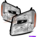USヘッドライト ヘビーequinox 2005-2009ヘッドライトアセンブリ左+右前面ペアヘッドランプ Fits Chevy Equinox 2005-2009 Headlights Assembly Left+Right Front Pair Headlamps(2)