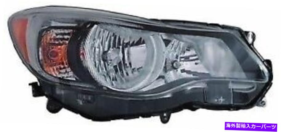 USヘッドライト 2012年 - 2013年 - 2013年の乗客側Subaru Imperzaフロントヘッドライトアセンブリ for 2012 - 2013 passenger side Subaru Impreza Front Headlight Assembly