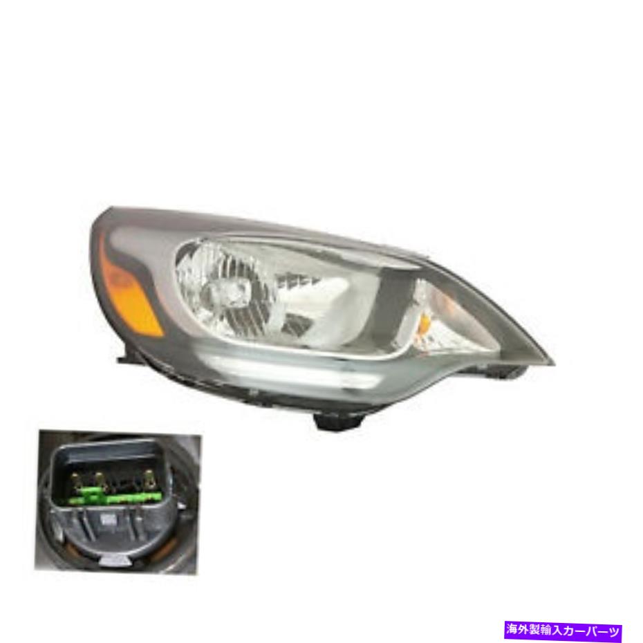 USヘッドライト ヘッドライトW / LED右乗客高品質CAPAフィット2012-2017 KIA RIO SX 4DR Headlight w/LED Right Passenger High Quality CAPA Fits 2012-2017 Kia Rio SX 4Dr