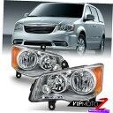 USヘッドライト 11-17ダッジグランドキャラバン08-16クライスラータウン&カントリー交換ヘッドライトランプ 11-17 Dodge Grand Cara...