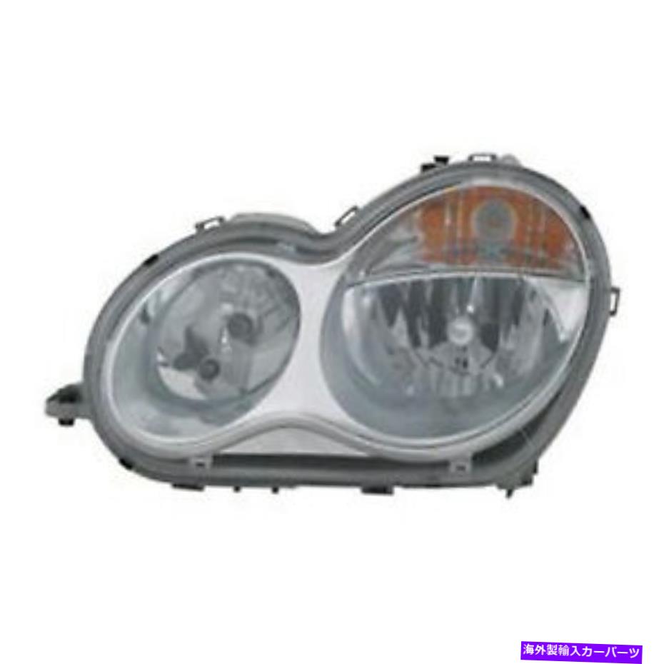 USヘッドライト ヘッドライトハロゲン左フィットメルセデスベンツC230 C240 C280 C32 AMG C320 C350ワゴン Headlight Halogen Left Fits Mercedes-Benz C230 C240 C280 C32 AMG C320 C350 Wagon