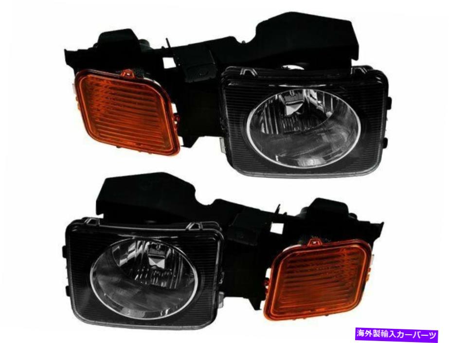 USヘッドライト 2009-2010 Hummer H3Tヘッドライト集合セット95212GWヘッドライトアセンブリ For 2009-2010 Hummer H3T Headlight Assembly Set 95212GW Headlight Assembly