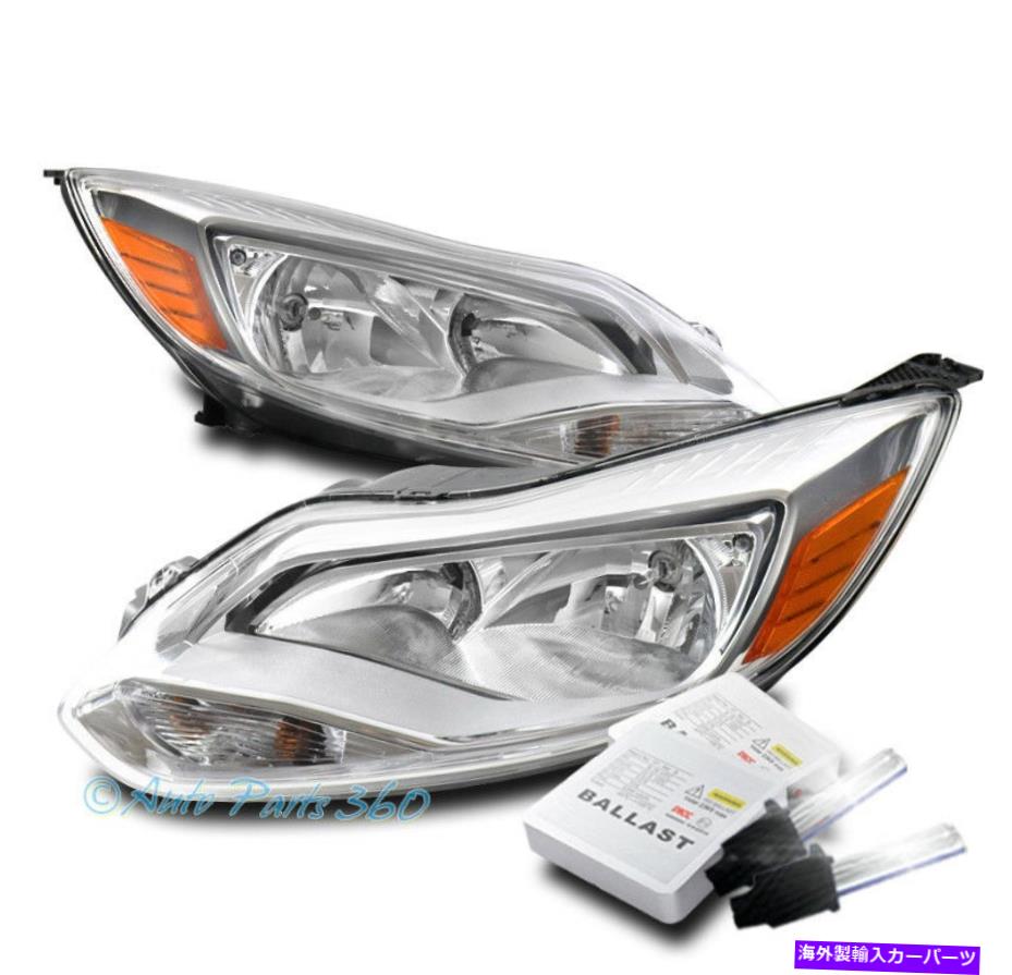 FOR 12-14 FORD FOCUS CRYSTAL STYLE HEADLIGHT HEADLAMP CHROME AMBER +8K XENON HIDカテゴリUSヘッドライト状態新品メーカー車種発送詳細全国一律 送料無料（※北海道、沖縄、離島は省く）商品詳細輸入商品の為、英語表記となります。Condition: NewBrand: Autoparts360 Auto PartsBulb Type: HalogenManufacturer Part Number: Does not applyCertifications: DOT, SAEPlacement on Vehicle: Left, Right, FrontFitment Type: Direct ReplacementInterchange Part Number: BM5Z13008M, BM5Z13008D, BM5Z13008KHeadlight Style: FactoryOther Part Number: FO2503299,FO2502299,FO2503298,FO2502298Housing Color: ChromeAssembly Type: CompositeLens Color: ClearBulb Size: Low Beam: H7 / High Beam: H1 条件：新品ブランド：AutoParts360自動車部品電球タイプ：ハロゲン製造者部品番号：適用しません認証：ドット、Sae車両への配置：左、右、前面フィットメントタイプ：直接交換Interchange型番：BM5Z13008M、BM5Z13008D、BM5Z13008Kヘッドライトスタイル：工場その他の型番：FO2503299、FO2502299、FO2503298、FO2502298住宅の色：Chrome組み立てタイプ：コンポジットレンズカラー：クリア電球サイズ：ロービーム：H7 /ハイビーム：H1《ご注文前にご確認ください》■海外輸入品の為、NC・NRでお願い致します。■取り付け説明書は基本的に付属しておりません。お取付に関しましては専門の業者様とご相談お願いいたします。■通常2〜4週間でのお届けを予定をしておりますが、天候、通関、国際事情により輸送便の遅延が発生する可能性や、仕入・輸送費高騰や通関診査追加等による価格のご相談の可能性もございますことご了承いただいております。■海外メーカーの注文状況次第では在庫切れの場合もございます。その場合は弊社都合にてキャンセルとなります。■配送遅延、商品違い等によってお客様に追加料金が発生した場合や取付け時に必要な加工費や追加部品等の、商品代金以外の弊社へのご請求には一切応じかねます。■弊社は海外パーツの輸入販売業のため、製品のお取り付けや加工についてのサポートは行っておりません。専門店様と解決をお願いしております。■大型商品に関しましては、配送会社の規定により個人宅への配送が困難な場合がございます。その場合は、会社や倉庫、最寄りの営業所での受け取りをお願いする場合がございます。■輸入消費税が追加課税される場合もございます。その場合はお客様側で輸入業者へ輸入消費税のお支払いのご負担をお願いする場合がございます。■商品説明文中に英語にて”保証”関する記載があっても適応はされませんのでご了承ください。■海外倉庫から到着した製品を、再度国内で検品を行い、日本郵便または佐川急便にて発送となります。■初期不良の場合は商品到着後7日以内にご連絡下さいませ。■輸入商品のためイメージ違いやご注文間違い当のお客様都合ご返品はお断りをさせていただいておりますが、弊社条件を満たしている場合はご購入金額の30％の手数料を頂いた場合に限りご返品をお受けできる場合もございます。(ご注文と同時に商品のお取り寄せが開始するため)（30％の内訳は、海外返送費用・関税・消費全負担分となります）■USパーツの輸入代行も行っておりますので、ショップに掲載されていない商品でもお探しする事が可能です。お気軽にお問い合わせ下さいませ。[輸入お取り寄せ品においてのご返品制度・保証制度等、弊社販売条件ページに詳細の記載がございますのでご覧くださいませ]&nbsp;