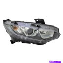 USヘッドライト ヘッドライトアセンブリ - CAPA認証右TYC 20-9777-00-9フィット16-20ホンダシビック Headlight Assembly-Capa Certified Right TYC 20-9777-00-9 fits 16-20 Honda Civic(2)