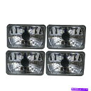USヘッドライト Riviera 75-85 4x6 Clear H4 Headlight Chrome for Buick LHD Riviera 75-85 4x6 Clear H4 Headlight Chrome for Buick LHD
