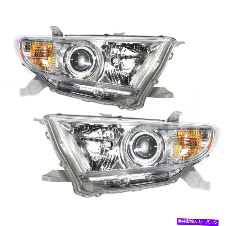 USإåɥ饤 2010ǯToyota Highlander Sport Model庬إåɥ饤ȥå Headlight Set For 2010 Toyota Highlander Sport Model Left and Right With Bulb