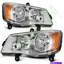 USヘッドライト Chrysler Town&Country 2008-2016 Dodge Grand Caravan 11-18ヘッドライト For Chr...