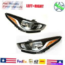 USヘッドライト 2018-2020 Hyundai Accent Sedan Headlights Headlamps Halogen Kit 2 PCS USA For 2018-2020 Hyundai Accent Sedan Headlights Headlamps Halogen Kit 2pcs USA