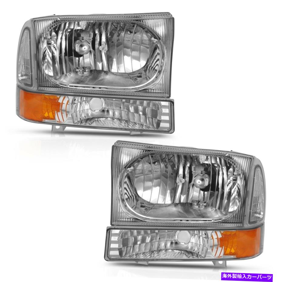 USヘッドライト Anzo USA 111458クリスタルヘッドライトセット Anzo USA 111458 Crystal Headlight Set 1