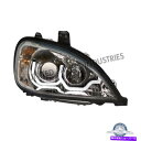 USヘッドライト ユナイテッドパシフィック31257クロムFreightlinerコロンビア投写ヘッドライトRh側 UNITED PACIFIC 31257 Chrome Freightliner Columbia Projection Headlight RH SIDE