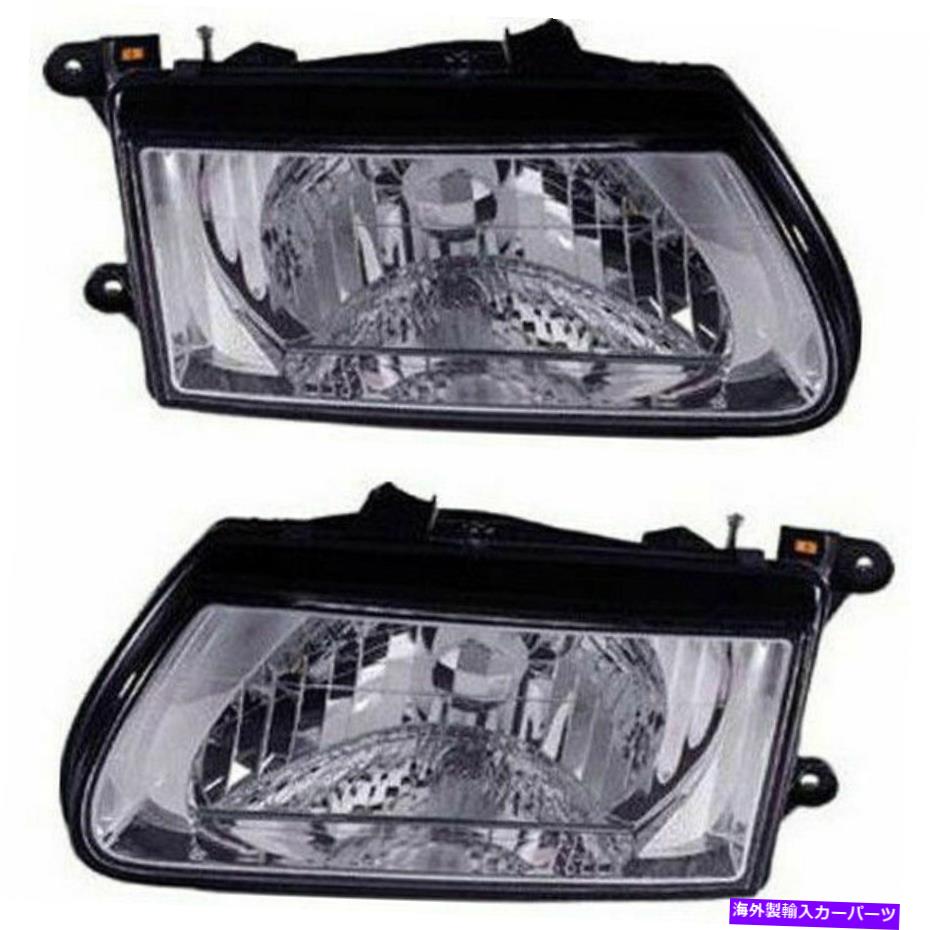 USヘッドライト 2 LH＆RH側のヘッドランプアセンブリのセットは石星ロデオホンダパスポート00-02のセット Set of 2 LH & RH Side Headlamp Assembly Fits Isuzu Rodeo Honda Passport 00-02