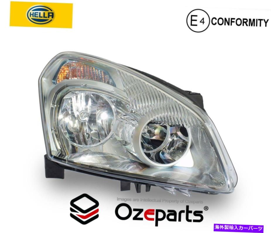 USヘッドライト 日産デュアリスJ10 S1 07~09のための純正RH右ハンドライトランプハロゲン GENUINE RH Right Hand Head Light Lamp Halogen For Nissan Dualis J10 s1 07~09