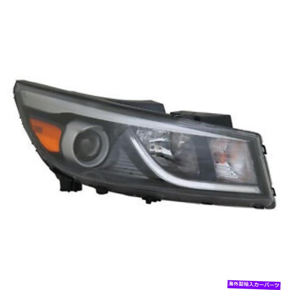 USヘッドライト KI2503181N助手席側ハロゲンヘッドライトアセンブリ KI2503181N PASSENGER SIDE HALOGEN HEADLIGHT ASSEMBLY