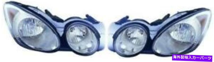 USヘッドライト サイド/ペアフィッツ2005 - 2007年2007年のビュイックallureフロントヘッドライトアセンブリの取り替え SIDE/PAIR fits 2005 - 2007 Buick Allure Front Headlight Assembly Replacement