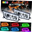 USإåɥ饤 ATV RGB LEDإåɥ饤Bluetooth Music Control for Polaris 14-16 RZR XP 1000 900 ATV RGB LED Headlights Bluetooth Music Control for Polaris 14-16 RZR XP 1000 900