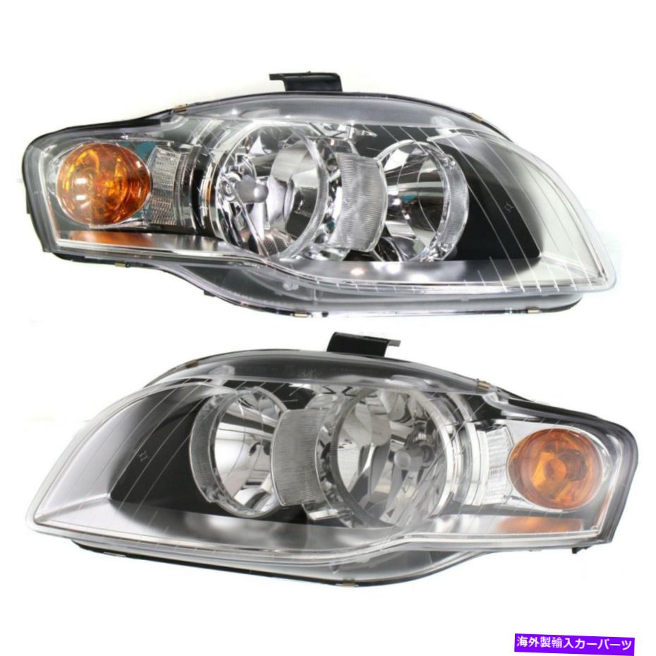 USヘッドライト ハロゲンヘッドライトセットAudi B7 Body 2005-2009 A4 Quattro A4 Halogen Headlight Set Left and Right For Audi B7 Body 2005-2009 A4 Quattro A4