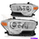 USヘッドライト 2016-2018トヨタTACOMヘッドランプ交換ペアセットのヘッドライトアセンブリ Headlights Assembly For 2016-2018 Toyota Tacom Headlamp Replacement Pair Set