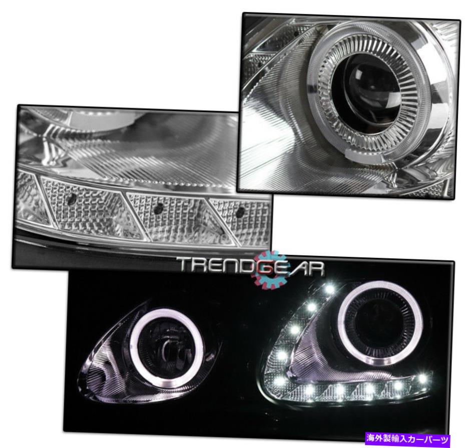 USヘッドライト 1998-2005 Lexus GS300 Halo LED ChromeプロジェクターヘッドライトW / Blue DRL信号 FOR 1998-2005 LEXUS GS300 HALO LED CHROME PROJECTOR HEADLIGHTS W/BLUE DRL SIGNAL