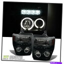 USヘッドライト ブラックスモークセット2008-2010フォードF250 F350 Superduty LED Haloプロジェクターのヘッドライト Black Smoke Set 2008-2010 Ford F250 F350 Superduty LED Halo Projector Headlights