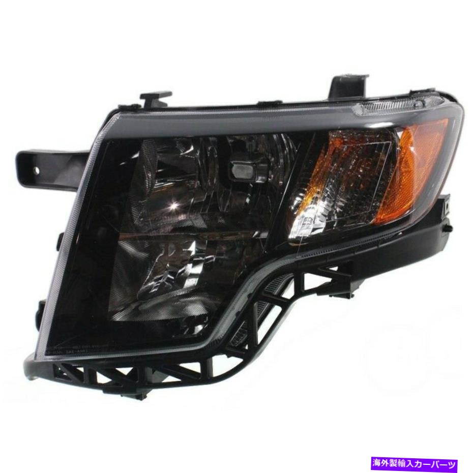 USإåɥ饤 ǻ٥ŵϤ2009-2010եɥåݡĥǥΥإåɥ饤 Headlight For 2009-2010 Ford Edge Sport Model Left With Bulb With Dark Bezel