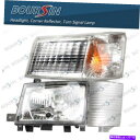 USヘッドライト 三菱ふそうFE 12-19 LH用ヘッドライト&コーナーリフレクタ&回転信号ランプ Headlight & Corner Reflector & Turn Signal Lamp For Mitsubishi Fuso FE 12-19 LH(2)
