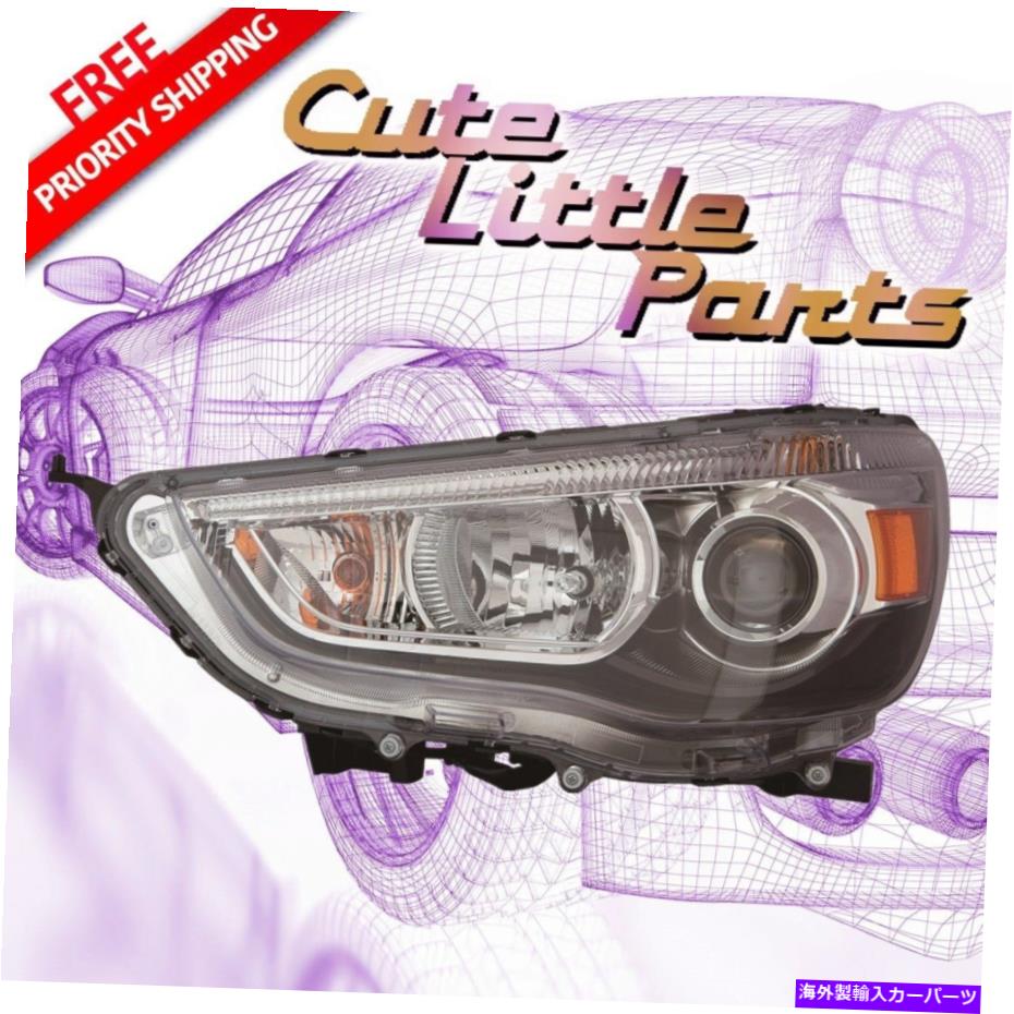 USヘッドライト 2011-2015三菱アウトランダー/ RVRヘッドライトヘッドランプドライバ側 For 2011-2015 Mitsubishi Outlander/Rvr Headlight Headlamp Driver Side