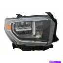 USヘッドライト 右乗客用ヘッドランプアセンブリLED W / DRLクロムフィット2018 2020トヨタツンドラ Right Passenger Headlamp Assembly LED W/ DRL Chrome fits 2018 2020 Toyota Tundra