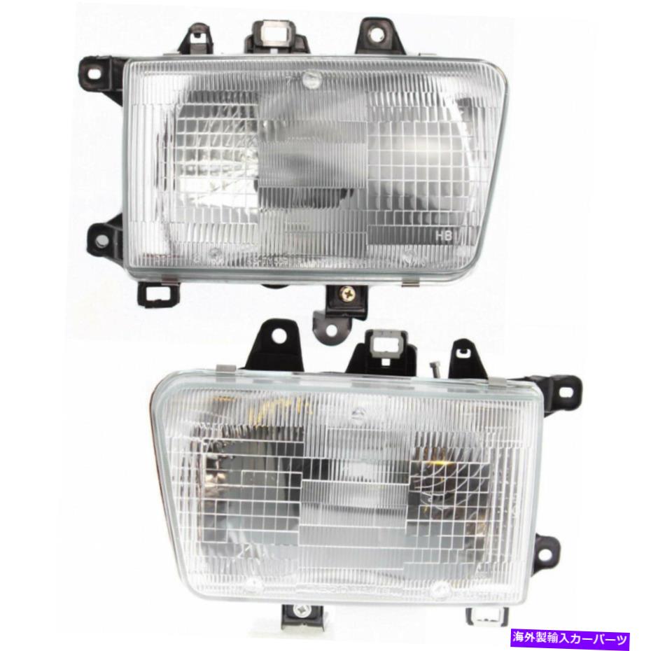 USヘッドライト トヨタ4Runner Headlight 1990-1995 LHおよびRHペア/セットコンポジットTO2502116 For ..