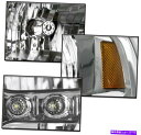 USヘッドライト Ford 1999-2004 F250 F350 Superduty Chrome LEDヘッドライトランプ+青DRL + HID FOR FORD 1999-2004 F250 F350 SUPERDUTY CHROME LED HEADLIGHTS LAMPS +BLUE DRL+HID(2)