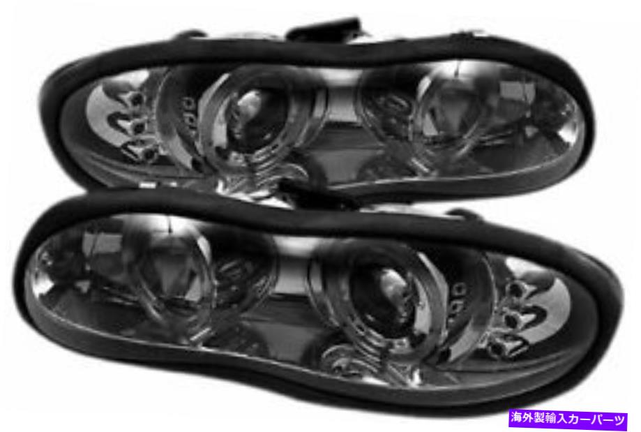 USヘッドライト スパイダーオートプロ-YD-CCAM98-HL-SMスモークハローLED投影ヘッドライト Spyder Auto PRO-YD-CCAM98-HL-SM Smoke Halo LED Projection Headlight
