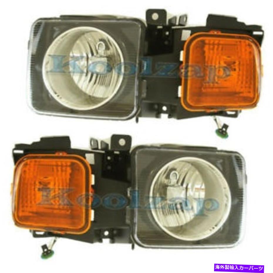 USヘッドライト 06-10 HUMMER H3 H3Tヘッドライトヘッドランプヘッドライトランプ左右サイドセットペア 06-10 Hummer H3 H3T Headlight Headlamp Head Light Lamp Left Right Side Set PAIR
