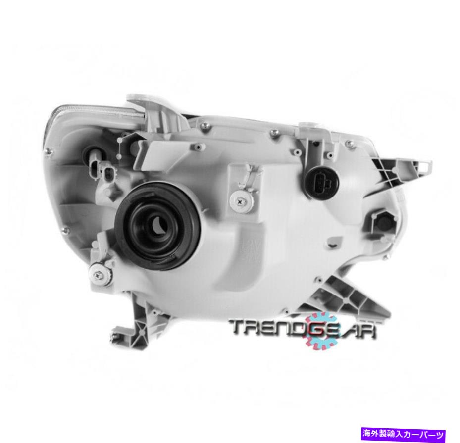 USヘッドライト 12-15トヨタタコマ交換ヘッドライトブラック+ DRL LED信号左+右 FOR 12-15 TOYOTA TACO..