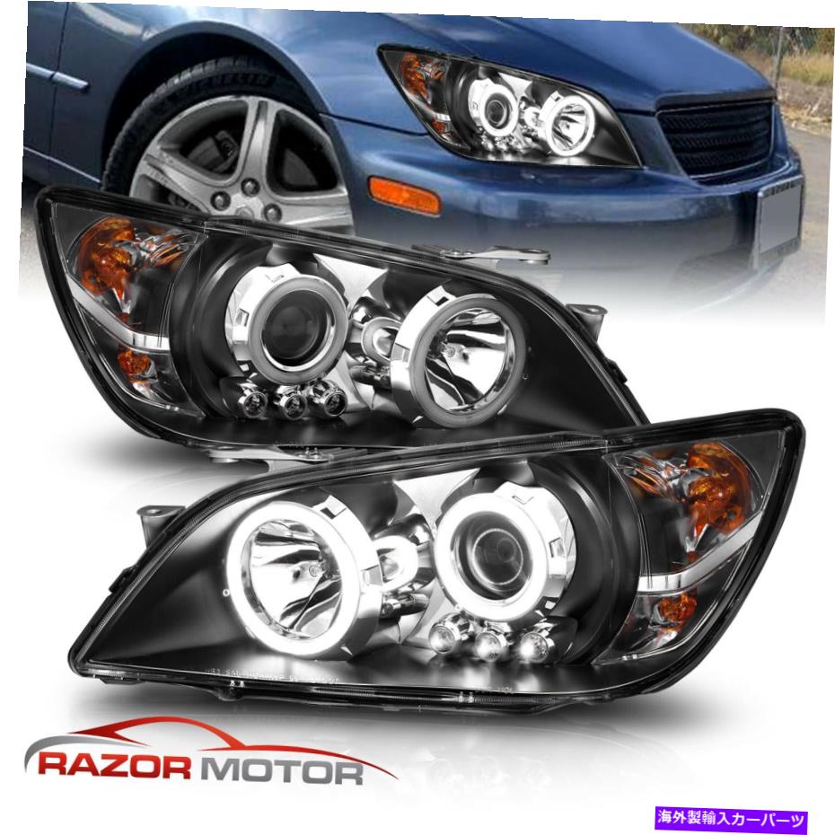 USヘッドライト [LED Halo] 2001 2002 2002 2003 2004 2005 Lexus IS300プロジェクターLEDヘッドライト [LED Halo]2001 2002 2003 2004 2005 For Lexus IS300 Projector LED Headlights
