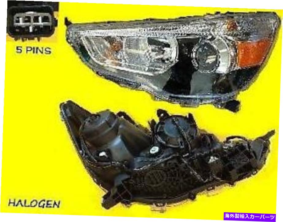 USヘッドライト 三菱アウトランダースポーツの左頭ライト2011-2019 | 8301C223 MI2502160 Left HEAD LIGHT for MITSUBISHI OUTLANDER SPORT 2011-2019 | 8301C223 MI2502160