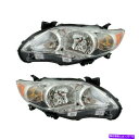 USヘッドライト 2011-2013トヨタカローラベースLE CEのための新しいDepo NSFヘッドライトセット New Depo NSF Headlight Set For 2011-2013 Toyota Corolla Base LE CE(2)