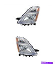 USヘッドライト TO2519110のヘッドライト。 TO2518110 11/05-09トヨタプリウスDRL LH + RH W / O-HID CAPA H...