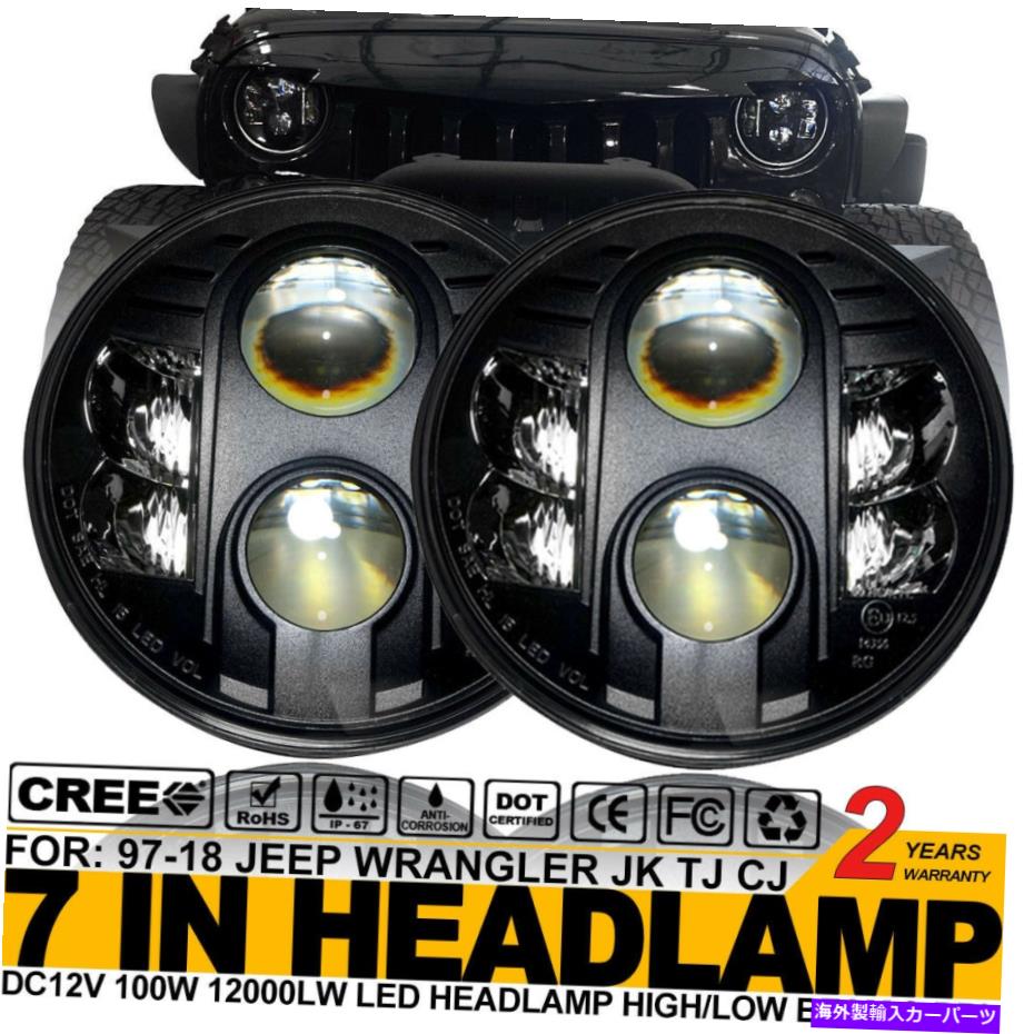 USإåɥ饤 LEDץإåɥץإåɥ饤ȥΥHIDץ󥰥顼JKT2000 LED Projector Headlamps Headlights Xenon HID for Jeep Wrangler JK Kenworth T2000