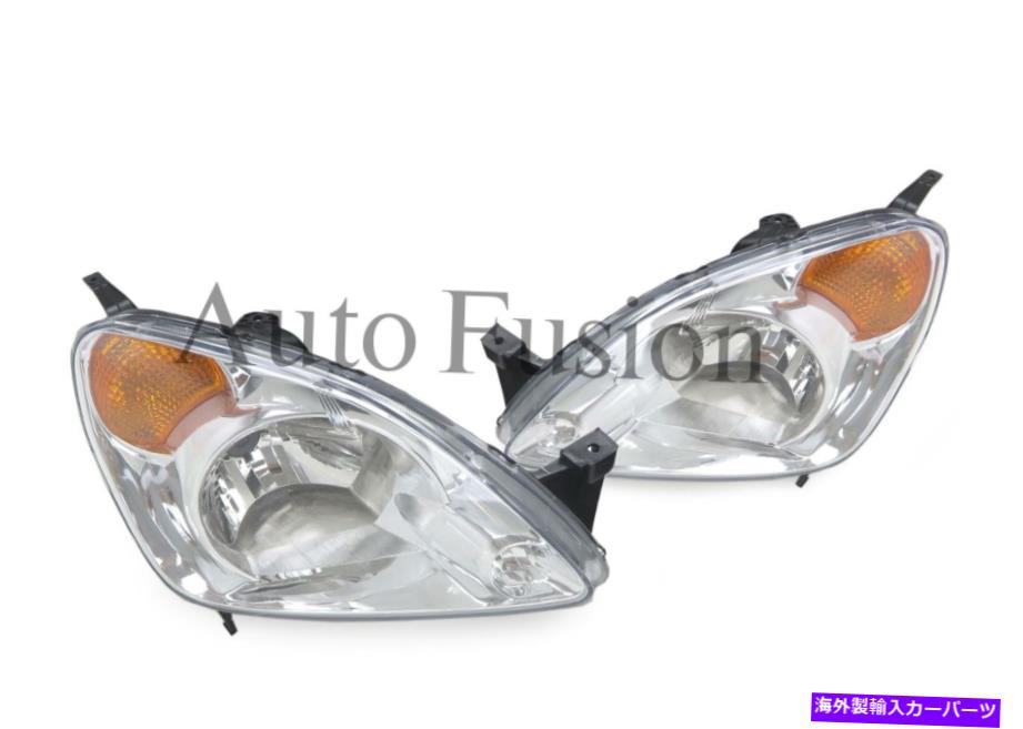 USヘッドライト ホンダCR-V RD用ヘッドライトペア（2001-2004） Headlights Pair For Honda CR-V RD (2001-2004)