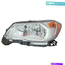 USヘッドライト 新しいハロゲンヘッドライトアセンブリ左フィット2014-16 Subaru Forester 84001SG091 CAPA NEW HALOGEN HEADLIGHT ASSEMBLY LEFT FITS 2014-16 SUBARU FORESTER 84001SG091 CAPA