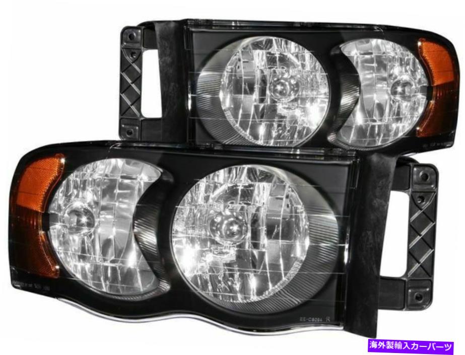 USヘッドライト Headlight Set Anzo 1PVZ29 Dodge RAM 1500 2500 2005 2005 2004 2003 2002 2002 2002 Headlight Set Anzo 1PVZ29 for Dodge Ram 1500 2500 3500 2005 2004 2003 2002 2006