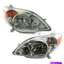 USヘッドライト 2つのヘッドライトアセンブリの新しいセット03-08トヨタマトリックスフィットto2502140~2503140 New Set Of Two Head Light Assembly 03-08 Toyota Matrix Fits TO2502140 TO2503140