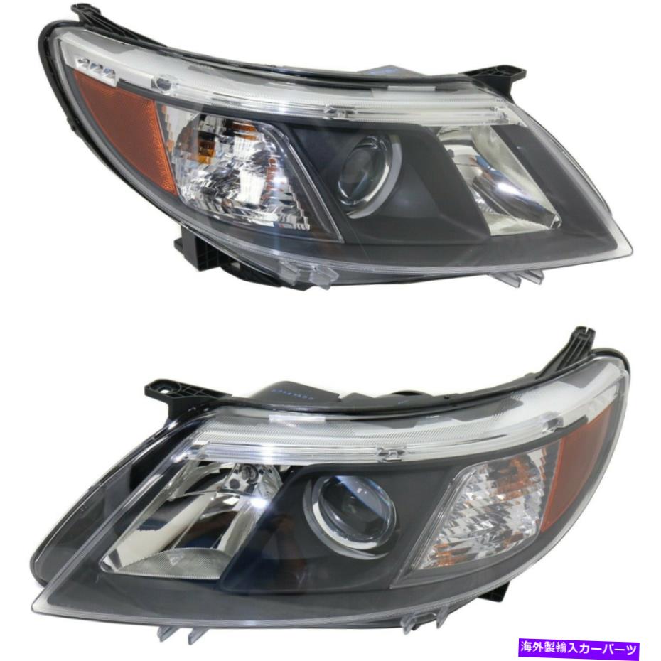 USإåɥ饤 Headlight 2008 2009 2010 Saab 43711庬2pcǺ Headlight Set For 2008 2009 2010 Saab 43711 Left and Right With Bulb 2Pc