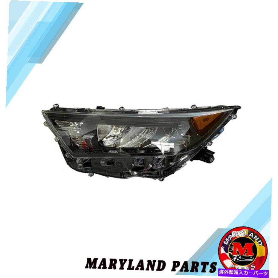 USヘッドライト 2019-2020トヨタRAV4ヘッドライトXLE LE左ハンドドライバーサイドブラックNEW For 2019-2020 Toyota RAV4 HEADLIGHT XLE LE LEFT HAND DRIVER SIDE BLACK NEW