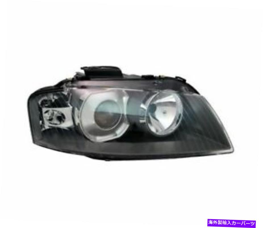 USヘッドライト Audi A3 2003 2003 2004 2005 VP1437PブラックLHDの右ヘッドライト Right Headlight for Audi A3 8P 2003 2004 2005 VP1437P Black LHD
