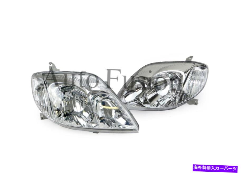 USヘッドライト Toyota Corolla ZZE122Sedan 2004-2007のヘッドライトペア Headlights Pair For Toyota Corolla Zze122sedan 2004-2007
