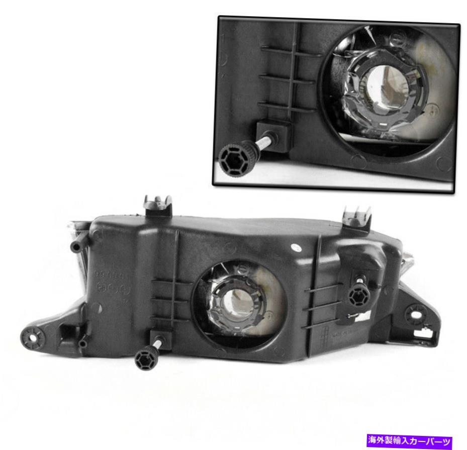 USヘッドライト 1997年 - 1999年のスバルレガシークリスタルクロームヘッドライトランプW / LEDバンパ..