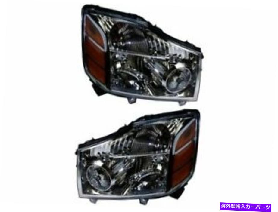 USإåɥ饤 2004ǯPathfinder Armada G631SGΥإåɥ饤ȥ֥ Headlight Assembly Set For 2004 Nissan Pathfinder Armada G631SG